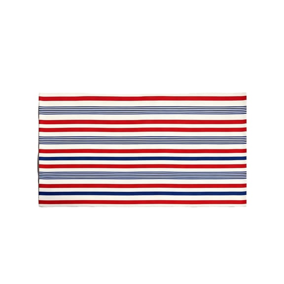 JHyouerji Patriotic Door Mat 31x20 Inch 250 Anniversary Blue Red White Stripe Door Mat 4th of July Memorial Day Welcome Outdoor Rug Washable Entryway Rug