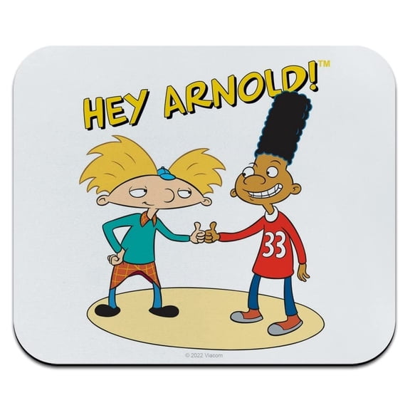 Hey Arnold! and Gerald with Logo Low Profile Thin Mouse Pad Mousepad