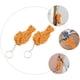 thumbnail image 2 of 2 llaveros de patas de pollo simuladas, modelo de comida falsa, llaveros para coche., 2 of 8
