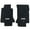 Black With C6 Logo, variant on Ikon Motorsports Compatible with 05-13 Corvette C6 2Dr OE Factory Style Black Nylon Carpet Car Floor Mats Front 2pcs 2005 2006 2007 2008 2009 2010 2011 2012 2013