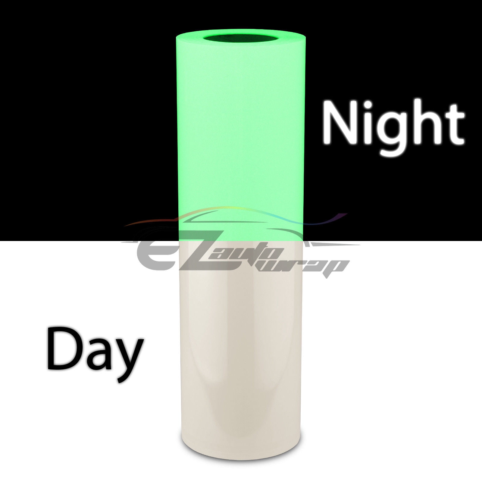 ESSMO™ Glow in The Dark White Transfer Vinyl HTV T-Shirt 20" Wide Roll Iron Heat Press GD05 20"x120"