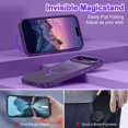 thumbnail image 3 of Funda Casehas para iPhone Air de 6.5" con Soporte Magnético y Antichoque Morada, 3 of 8