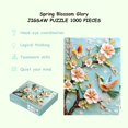 thumbnail image 3 of Puzzle STYISHANG 1000 piezas con forma de pájaro con forma de flor, 70 x 50 cm, 3 of 7