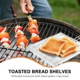 thumbnail image 6 of MRLESS Stainless Steel Bread Rack Toaster Grill Tray with Foldable Handle, Tortillas Baking Rack for Camping, Kitchen, Travel, Picnic, 6 of 8