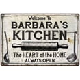 thumbnail image 1 of BARBARA'S Kitchen Farmhouse Sign Gift 8x12 Metal 208120033007, 1 of 1