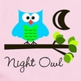 thumbnail image 2 of CafePress - Night Owl Body Suit - Baby Light Bodysuit, Size Newborn - 24 Months, 2 of 4