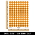 thumbnail image 2 of Three 3 Nails Cross Christian Stylized 200+ Round Stickers - Orange - Gloss Finish - 0.50" Size, 2 of 3