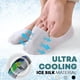 thumbnail image 3 of Calcetines unisex transpirables de seda helada, de corte bajo y antideslizantes - Diseño de malla, agarre de silicona, comodidad para el verano, talla única, 3 of 5