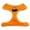 Orange, variant on Pumpkin Face Design Soft Mesh Harnesses Orange Small