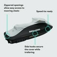 thumbnail image 2 of BRP Sea-Doo OEM Cover for GTX S, GTX Limited, RXT, & RXT X (2010 2017) WITHOUT Suspension in Black/Light Grey, 295100719, 2 of 5