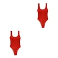 thumbnail image 2 of Soidarity Mujer Mono Traje de baño Verano Tomar el sol Nadar Sin espalda Traje de baño Deportes acuáticos al aire libre Ropa Rosa S Type4 NO4, 2 of 6