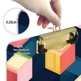 thumbnail image 6 of FORMRS Acrylic Clipboard with Low Profile Clip Standard A4 Letter Size, 12.5" x 9", Blue Cubes, 6 of 8