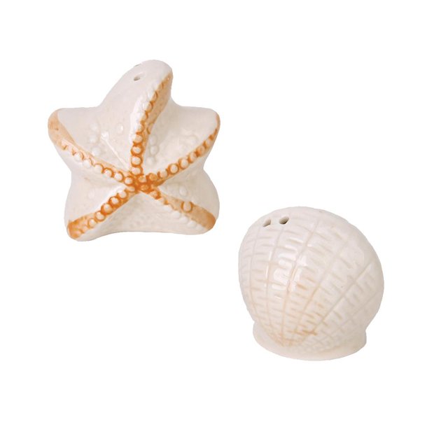 Boda Cerámica Estrella de mar Concha Salero y pimentero Juego de recipientes Favores de banquete de boda Boda Star Cerámica Shakers Set Favores De Magideal Boda Cerámica Estrella de mar Concha Salero y pimentero Juego de recipientes Favores de banquete de boda