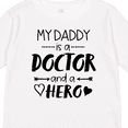 thumbnail image 4 of Inktastic My Daddy is a Doctor and a Hero Boys or Girls Long Sleeve Toddler T-Shirt, 4 of 5