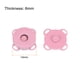 thumbnail image 2 of 10 juegos de broches magnéticos de 14 mm para ropa y bolsos, rosa, 2 of 5
