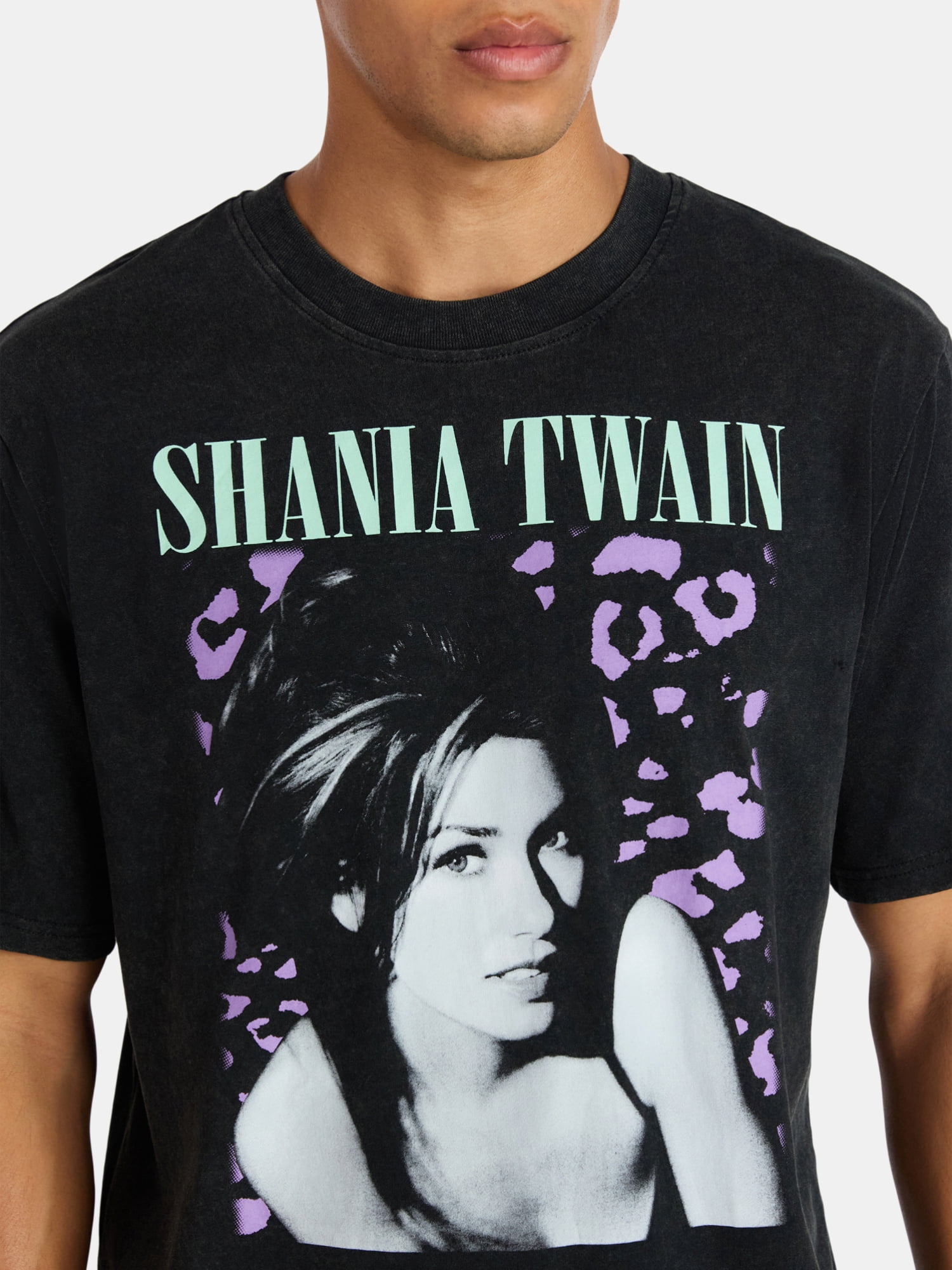 Shania Twain Oversized Boxy Fit Pride Graphic Tee, Men's Sizes XS-3XL