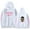 White, variant on Jey Uso Hoodies men's and women's fashionable retro long sleeved hooded casual sportswear