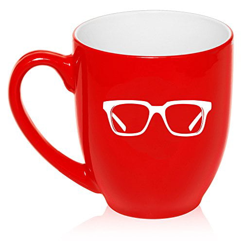 16 oz Bistro Mug Ceramic Coffee Glass Tea Cup Optometrist Optometry 