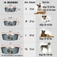 thumbnail image 2 of Tazón de Agua Loving Pets Acero Inoxidable Azul Arándano sin Punta para Perros, 2 of 7