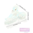 thumbnail image 2 of Zeya 4 PCS Acrylic Bow Hair Clips for Women Bow Cute Claw Clip 4.3" Large Hair Claw Clips for Thick or Long Hair Bows Jaw Clip, 2 of 6