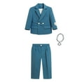 thumbnail image 2 of Hiijoy Little Boys Formal Suit Blazer Trousers Birthday Party Tuxedo Outfits, Sizes 5-6Y, 2 of 4