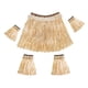 thumbnail image 5 of Falda falda de hierba conjunto falda de baile falda de rafia falda de flecos para bailar, fiesta Color paja, 5 of 9