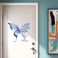thumbnail image 3 of thovorrnl Large Inspirational Butterfly Wall Decals, Removable Vinyl Peel and Stick Wall Art Stickers Decor for Playroom, Living Room Office (Blue), 3 of 7