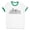 White/Kelly Green, variant on Skyline Minneapolis Minnesota Ringer Tee Shirt Unisex Large White/Black