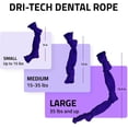 thumbnail image 5 of Playology Dri-Tech Pork Sausage Scent Dental Rope Dog Toy, Med, 5 of 9