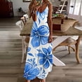 thumbnail image 1 of Qiopertar Mode Femmes Été Décontracté Robe Longue Sans Manches Col en V en Solde Livraison Gratuite à Moins de 5$ jusqu'à 90 % de Réduction, 1 of 5