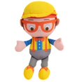 thumbnail image 4 of Blippi Stuffed 7" Plushes - 3 pc Character Set - Fireman, Construction Worker & Original Plush Figure Toys - Ages 2+, 4 of 4