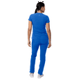 thumbnail image 2 of Adar Addition Go-Basic Scrub Set For Women - Slim V-Neck Scrub Top & Skinny Cargo Scrub Pants, 2 of 7