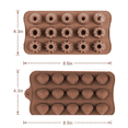 thumbnail image 2 of Molde de pastel Molde de chocolate de silicona de varios estilos Molde de hornear de animales de amor Molde pequeño flexible de bricolaje para moldear caramelos duros o de goma en diferentes Fokelyi 2033821-2, 2 of 9