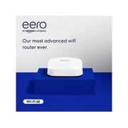 Restored Certified Refurbished Amazon eero Pro 6E mesh Wi-Fi router | Fast and reliable gigabit + speeds | connect 100+ devices | Coverage up to 2,000 sq. ft. | 2022 release (Refurbished)