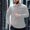 Gray, variant on Hanes Up to 65% off Clearance Mens Casual Slim Fit Polo Shirt Tops Lightweight Longsleeve Basic Designed 1/4 Zip Shirts-White L