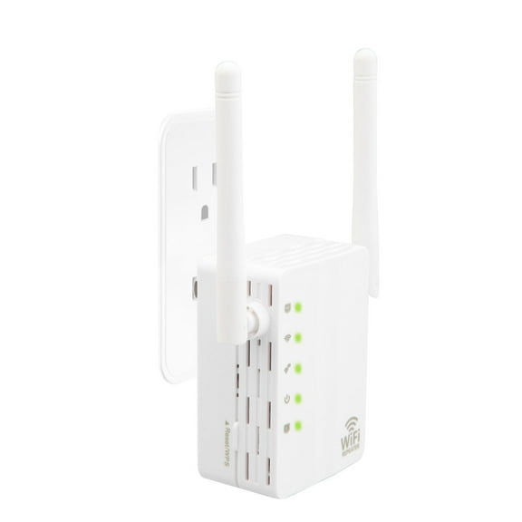 YMTQ WiFi Range Extender, WiFi Signal Booster, Repeater, Wireless Internet Booster, Ethernet Port, Extend Internet WiFi for Home, 300Mbps/2.4GHz White