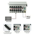 thumbnail image 5 of Miumaeov PV Combiner Box 6 String Solar Combiner Box with 15A Rated Current Fuse 63A Circuit Breaker Lightning Arreste and Solar Connector for On/Off Grid Solar Panel System IP65 Waterproof, 5 of 15