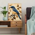thumbnail image 5 of Qisvanset 12x16 Inch Framed Canvas Wall Art Lamentations Blue Bird Print Vintage Faith Home Housewarming Decor, 5 of 8
