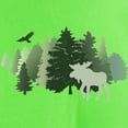 thumbnail image 3 of CafePress - Moose In The Forest T Shirt - Light T-Shirt - CP, 3 of 4