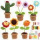 thumbnail image 1 of Kit de crochet para principiantes, plantas con flores, kit de crochet para principiantes, kit de crochet para principiantes, manualidades DIY, 1 of 5