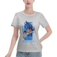 thumbnail image 1 of Women's Basic Short Sleeve T-Shirt Super Saiyan, 1 of 6