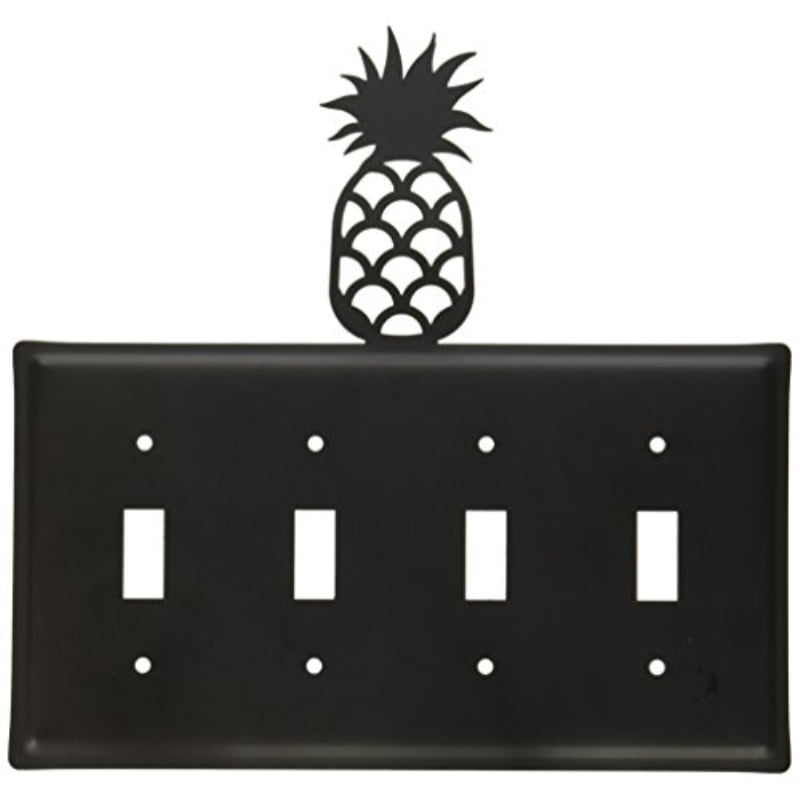 825 Inch Pineapple Quadruple Switch Cover