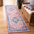 thumbnail image 2 of SAFAVIEH Saffron Cara Floral Bordered Runner Rug, Rust/Ivory, 2'3" x 8', 2 of 5