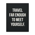 thumbnail image 5 of Inspirational Wall Art Travel Far Meet Yourself Motivation Wall Decor for Home Office Gym Inspiring Success Quote Print Ready to Hang Unframed, 5 of 13