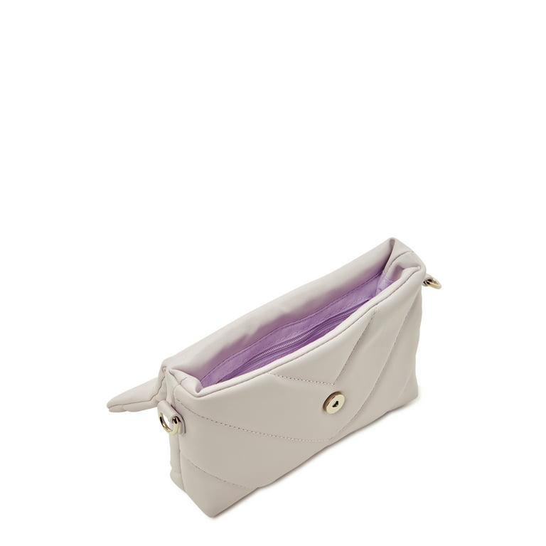 Steve Madden Muffy Quilted Crossbody Bag In Lilac Mauve At Nordstrom Rack  in Pink