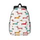thumbnail image 1 of Easygdp Dachshund Dog Puppy Mochila Ligera de 15 Pulgadas para Estudiantes, Mochila Cómoda para la Escuela y Viajes, Correas Ajustables, 1 of 6