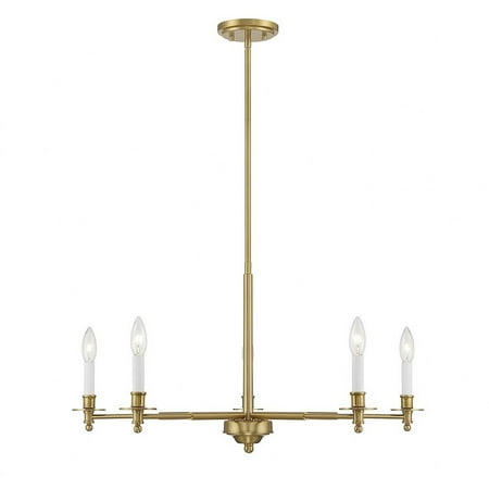 

Savoy House - Jasmine - 5 Light Chandelier In Vintage Style-15.5 Inches Tall and