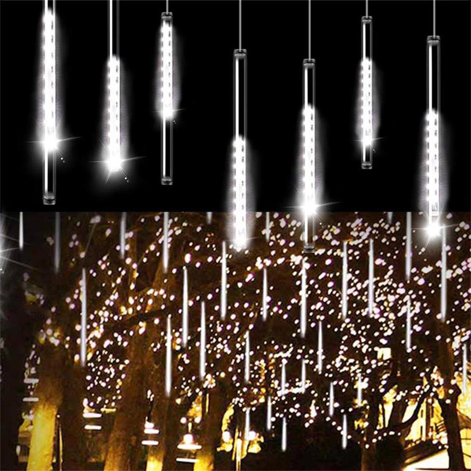 30CM Party LED Lights Shower Rain Snowfalls Tree Garden Outdoor