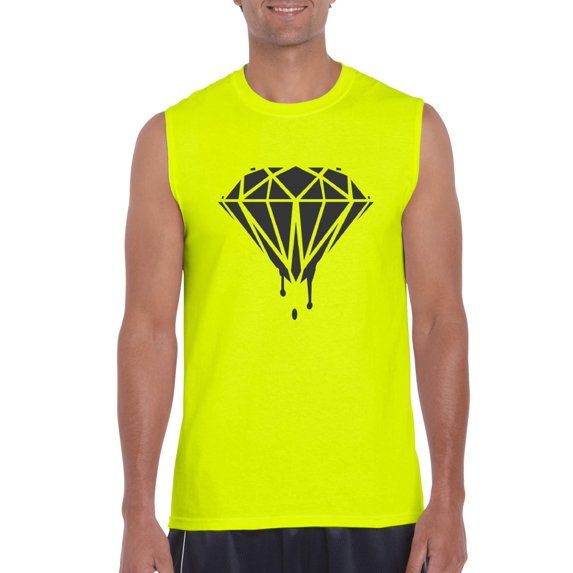 Mens Diamond Ultra Cotton Sleeveless T-Shirt