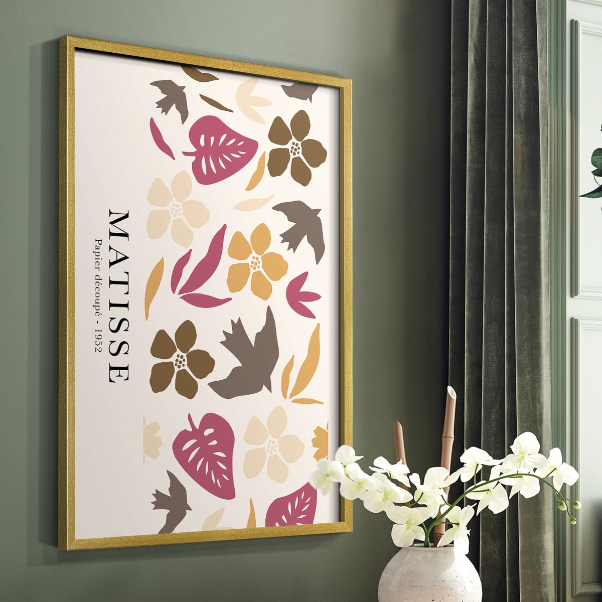 Matisse CCLVI in Solid Wood 22 x 28 Framed Print